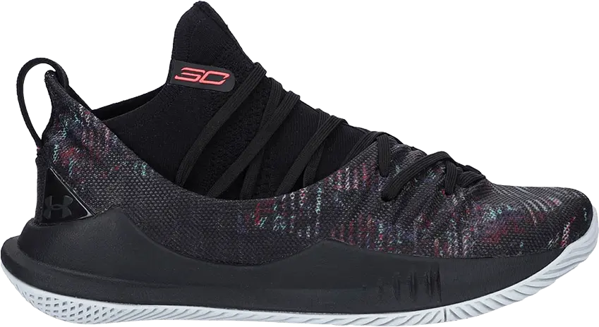  Under Armour Curry 5 Black Multi-Color