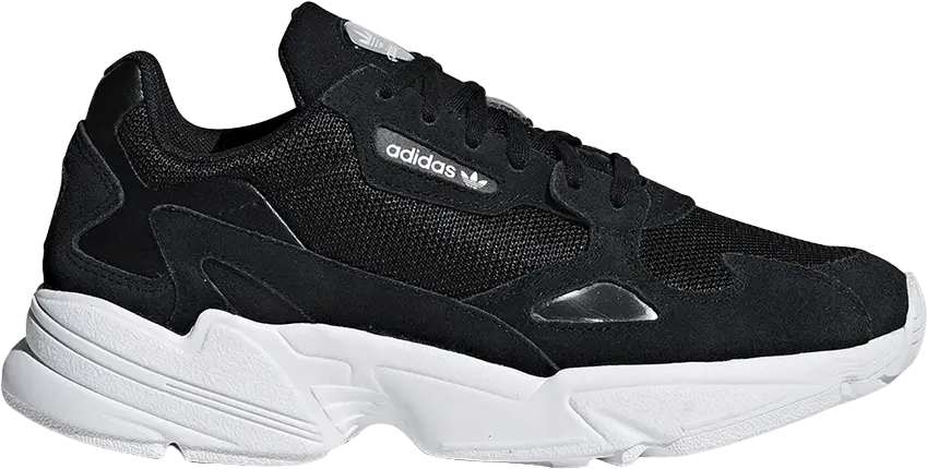  Adidas adidas Falcon Core Black Cloud White (Women&#039;s)