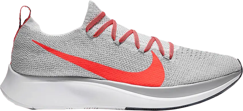  Nike Zoom Fly Flyknit Pure Platinum Bright Crimson