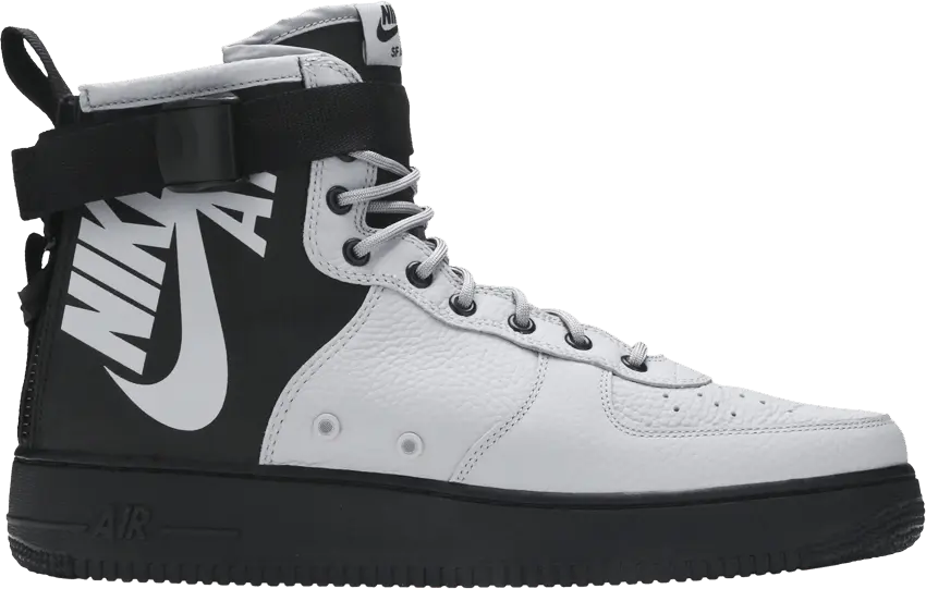  Nike SF Air Force 1 Mid Wolf Grey Black