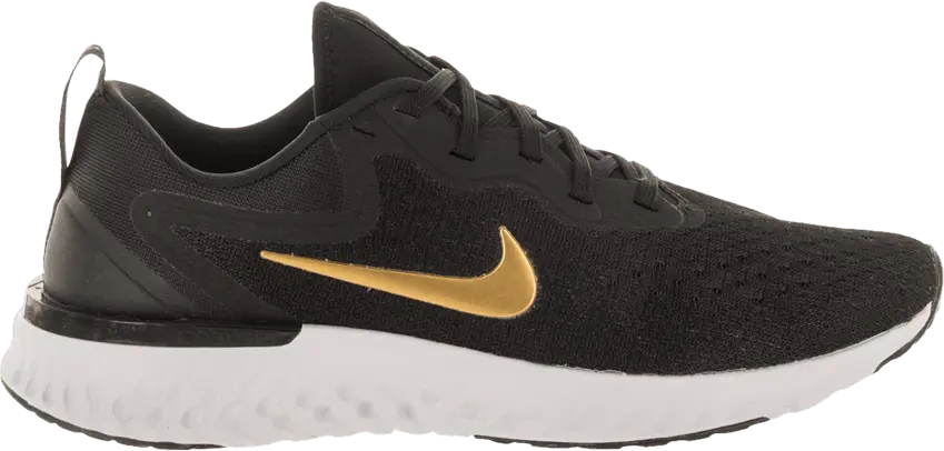  Nike Odyssey React Black Metallic Gold (Women&#039;s)