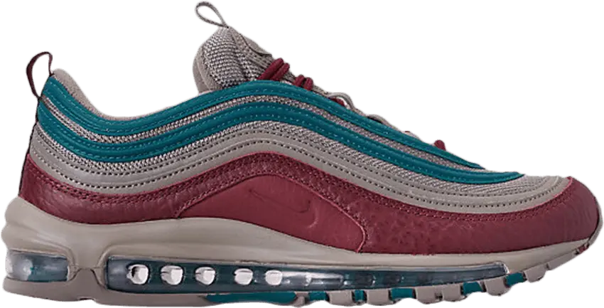  Nike Air Max 97 Light Taupe Geode Teal Team Red