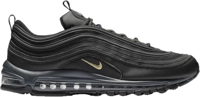  Nike Air Max 97 Leather Black Gold