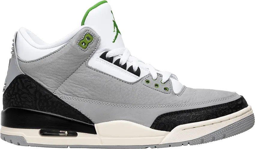  Jordan 3 Retro Chlorophyll