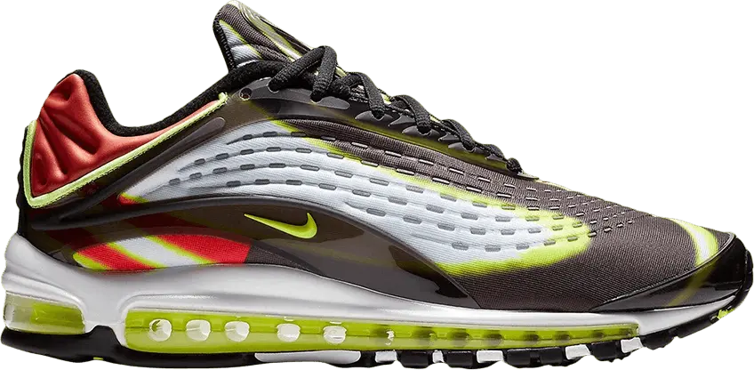  Nike Air Max Deluxe Black Volt Habanero Red