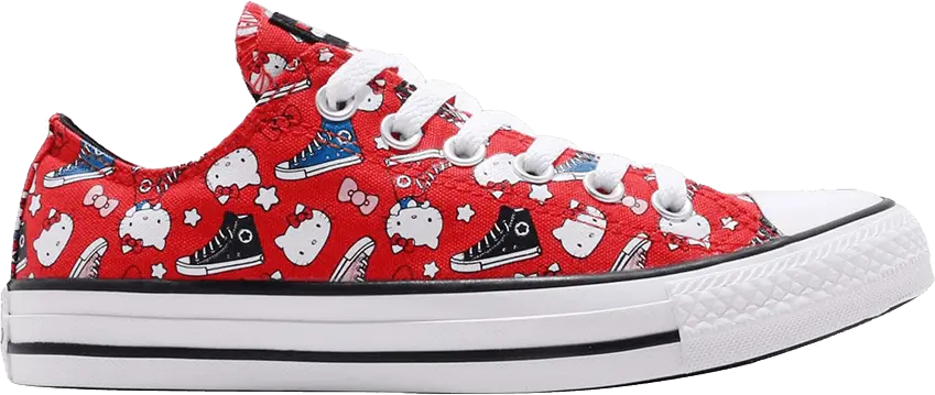  Converse Hello Kitty x Chuck Taylor All Star Low &#039;Red&#039;