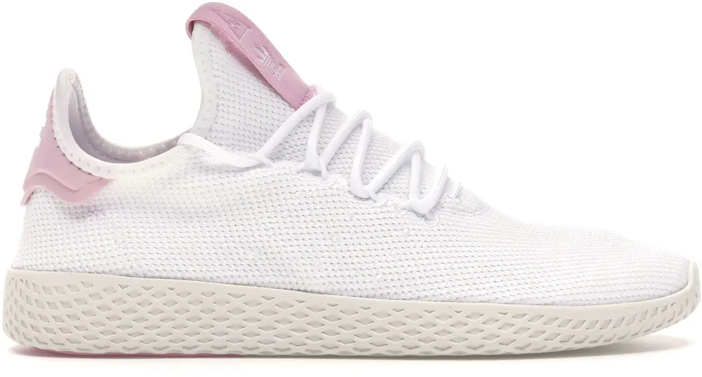  Adidas adidas Tennis Hu Pharrell White Pink (Women&#039;s)