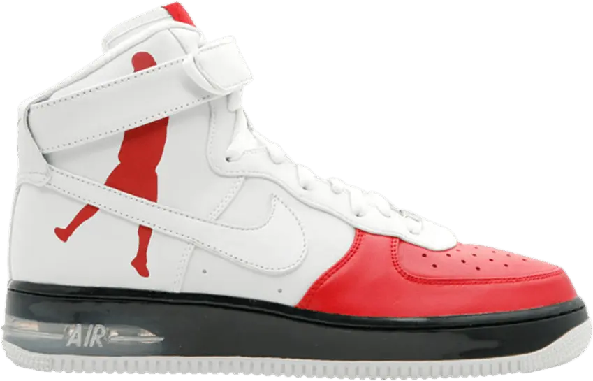  Nike Air Force 1 High Sheed Red White Black