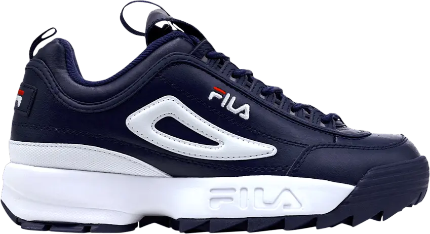  Fila Disruptor 2 Navy White Red