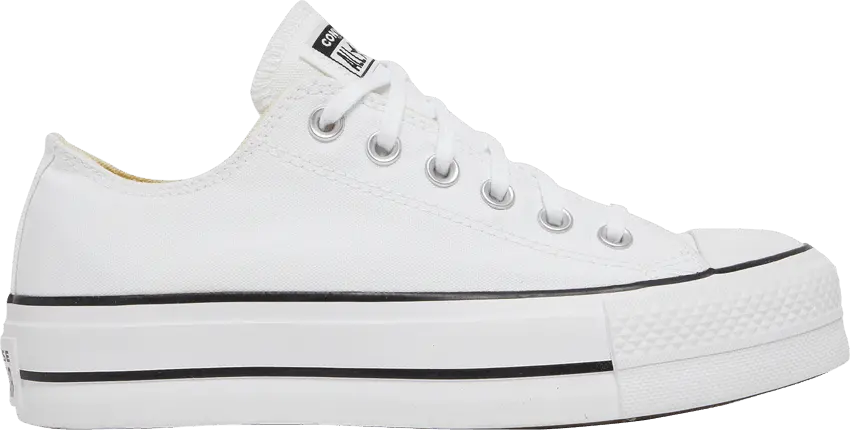  Converse Chuck Taylor All-Star Lift Ox White Black (Women&#039;s)