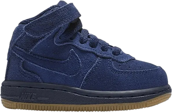  Nike Air Force 1 Mid Blue Void Gum (TD)