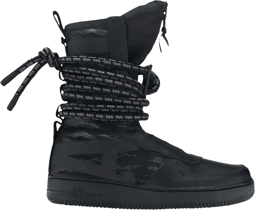  Nike SF Air Force 1 High Black Dark Grey