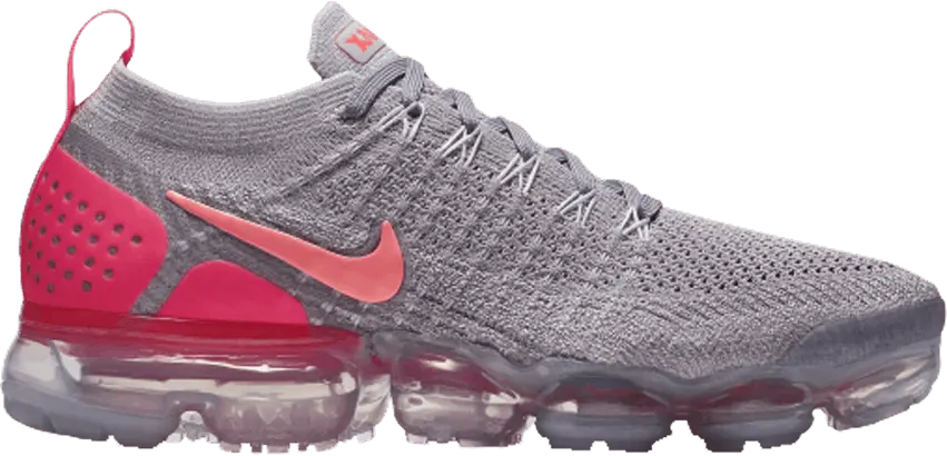  Nike Air VaporMax 2 Atmosphere Grey Crimson Pulse (W)