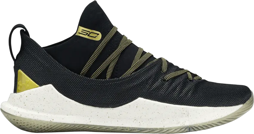  Under Armour Curry 5 Black Gold