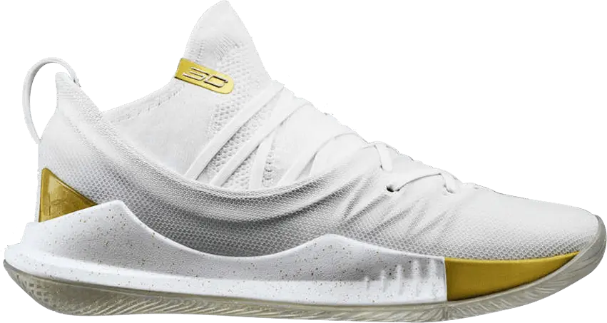  Under Armour Curry 5 White Gold