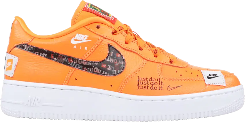  Nike Air Force 1 Low Just Do It Pack Orange (GS)