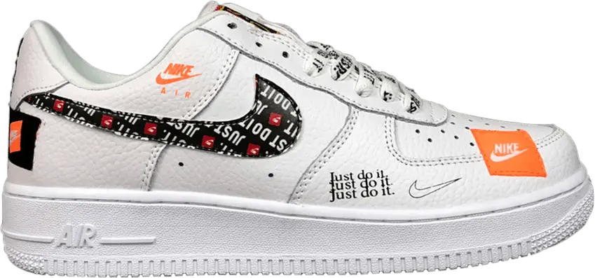  Nike Air Force 1 Low Just Do It Pack White (GS)