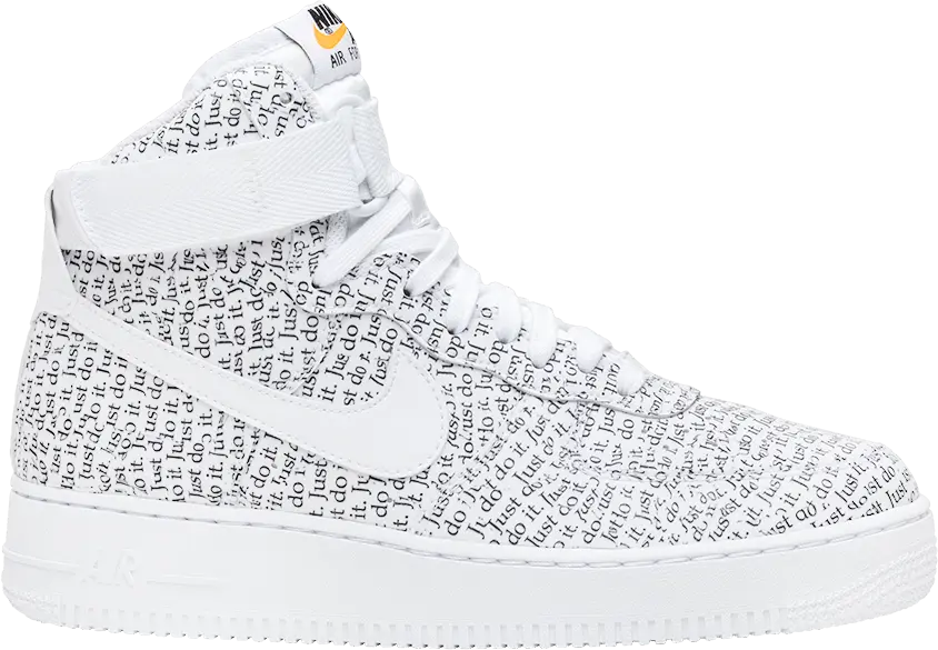  Nike Air Force 1 High Just Do It Pack White (Women&#039;s)