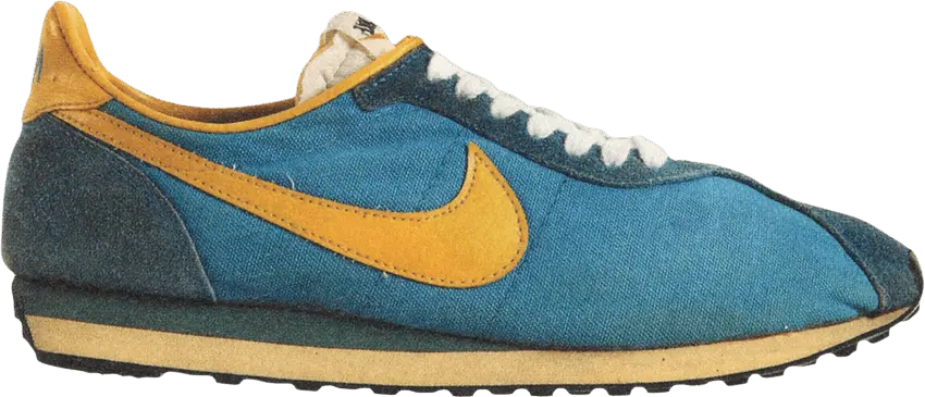  Nike Waffle Trainer Canvas &#039;Blue Yellow&#039; 1979