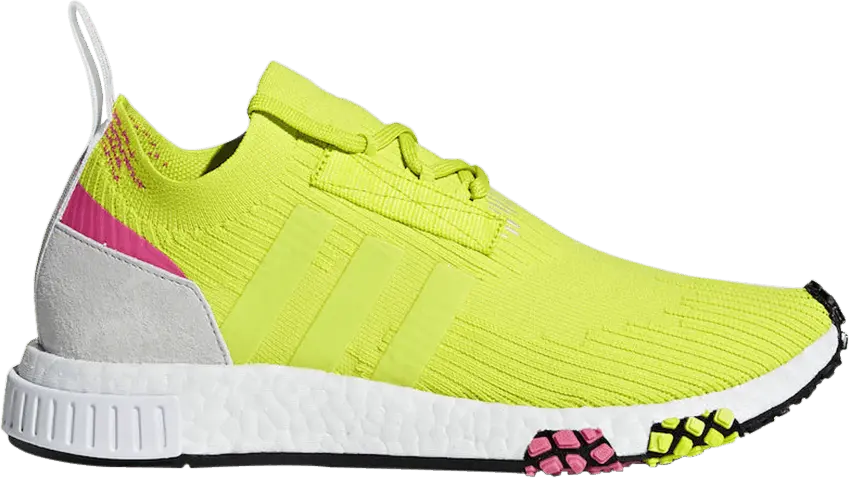  Adidas adidas NMD Racer Primeknit Semi-Solar Yellow (Women&#039;s)