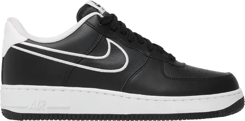  Nike Air Force 1 Low Leather Black White (2018)
