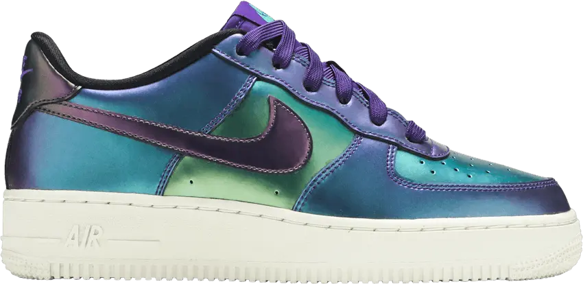  Nike Air Force 1 Low Court Purple Neptune Green (GS)