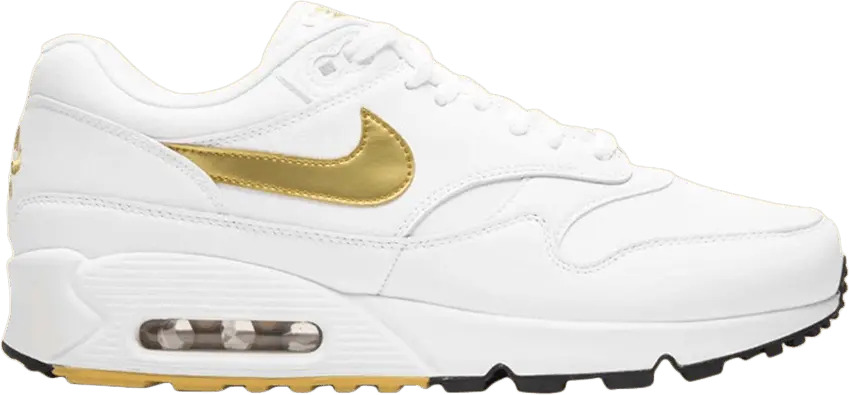  Nike Air Max 90/1 White Gold