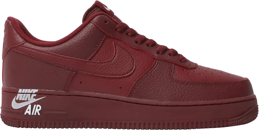  Nike Air Force 1 Low &#039;07 LV8 Burgundy