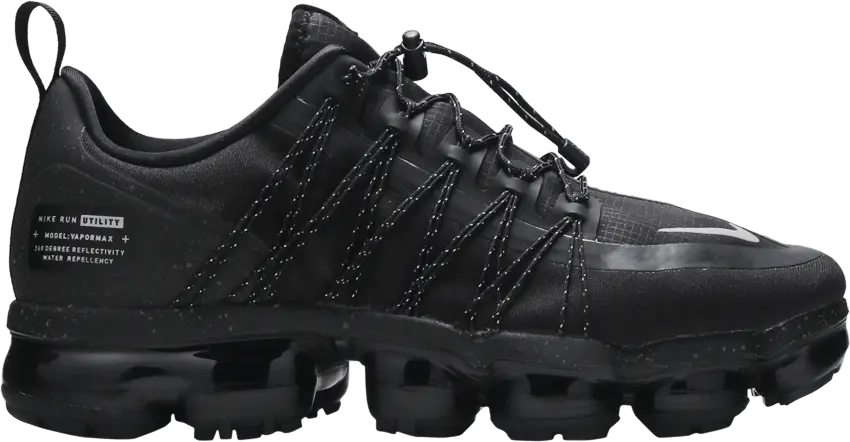  Nike Air VaporMax Run Utility Black Reflect Silver