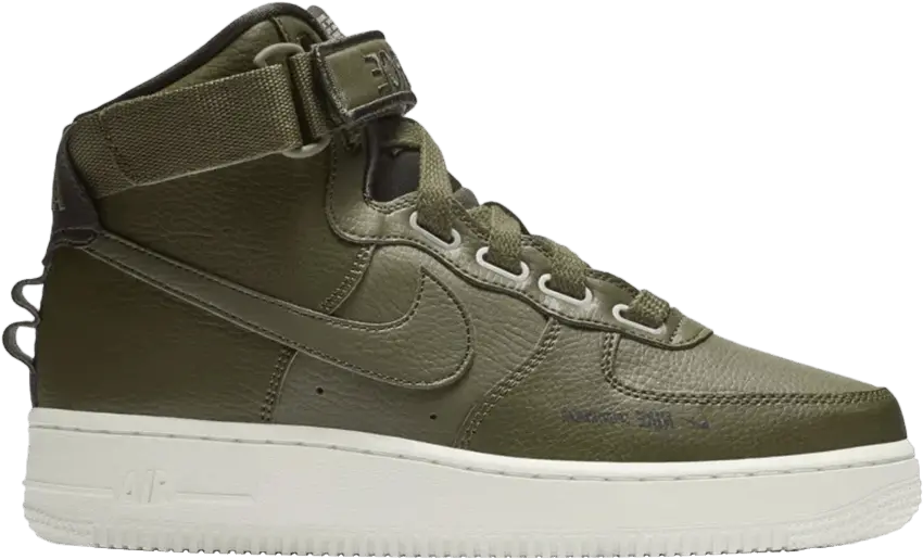  Nike Air Force 1 High Utility Olive Canvas (Women&#039;s)