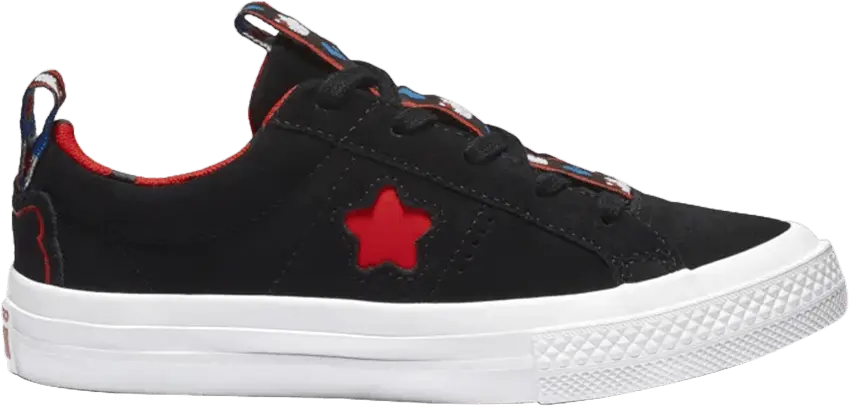  Converse Hello Kitty x One Star Low Top GS &#039;Black&#039;