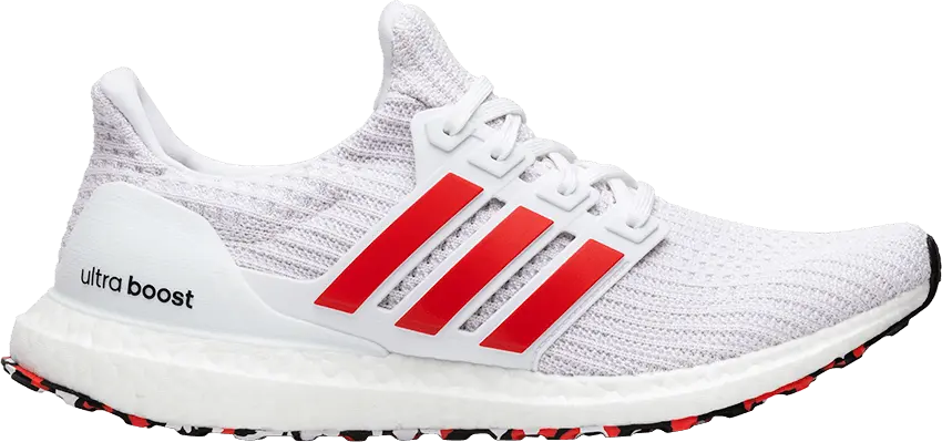  Adidas adidas Ultra Boost 4.0 Cloud White Active Red