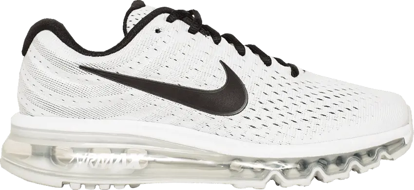  Nike Air Max 2017 White Black (Women&#039;s)