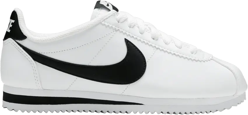  Nike Classic Cortez White Black (Women&#039;s)