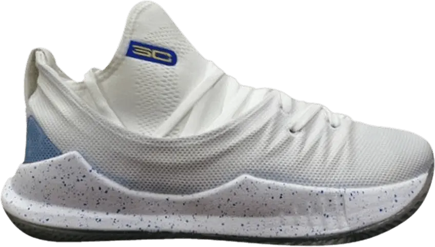  Under Armour Curry 5 White Ice (GS)