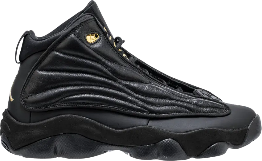  Jordan Pro Strong Black Metallic Gold