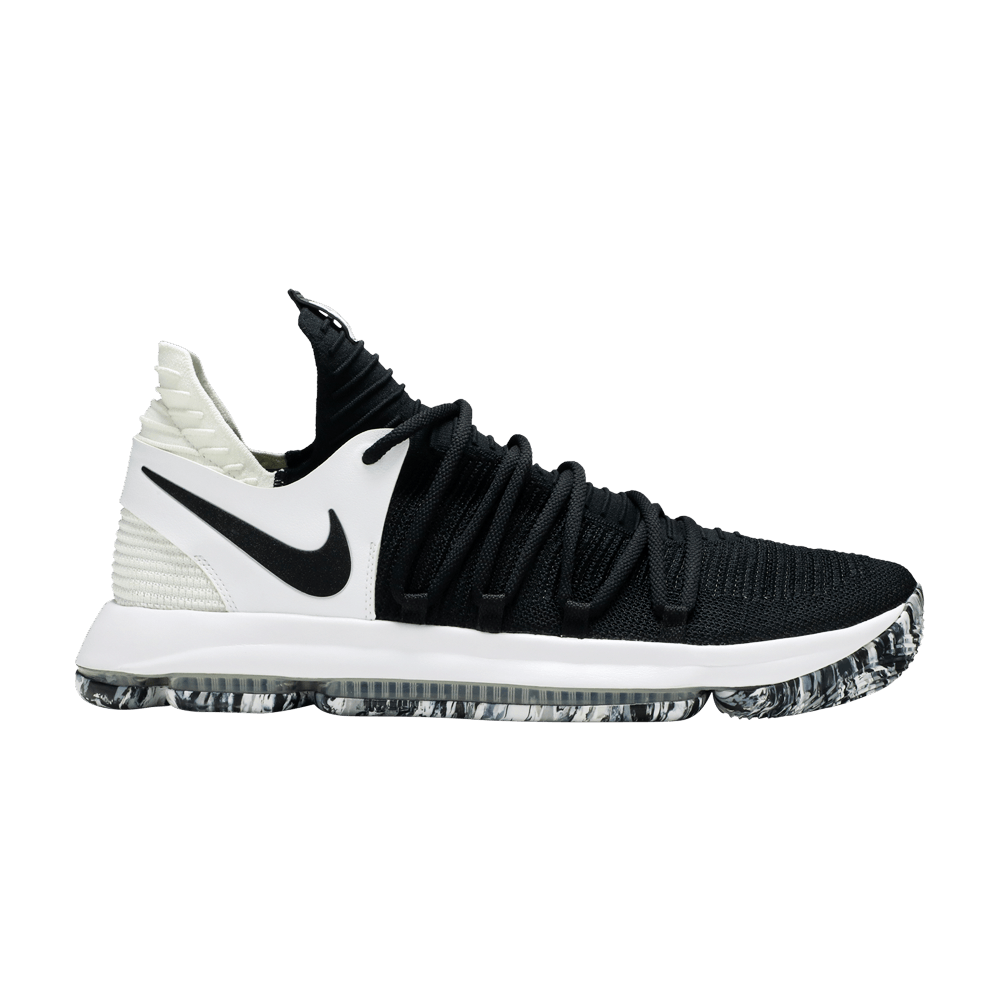  Nike KD 10 Black White