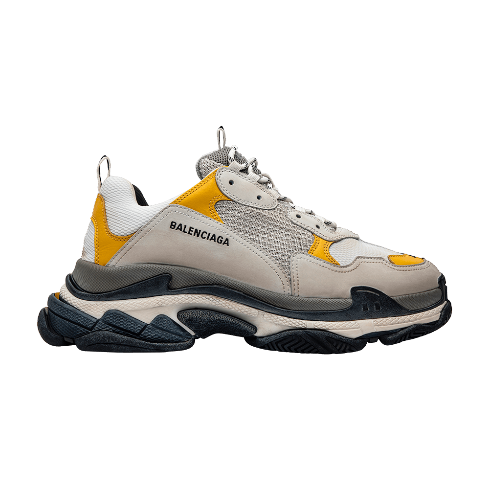  Balenciaga Triple S Split White Light Grey Yellow