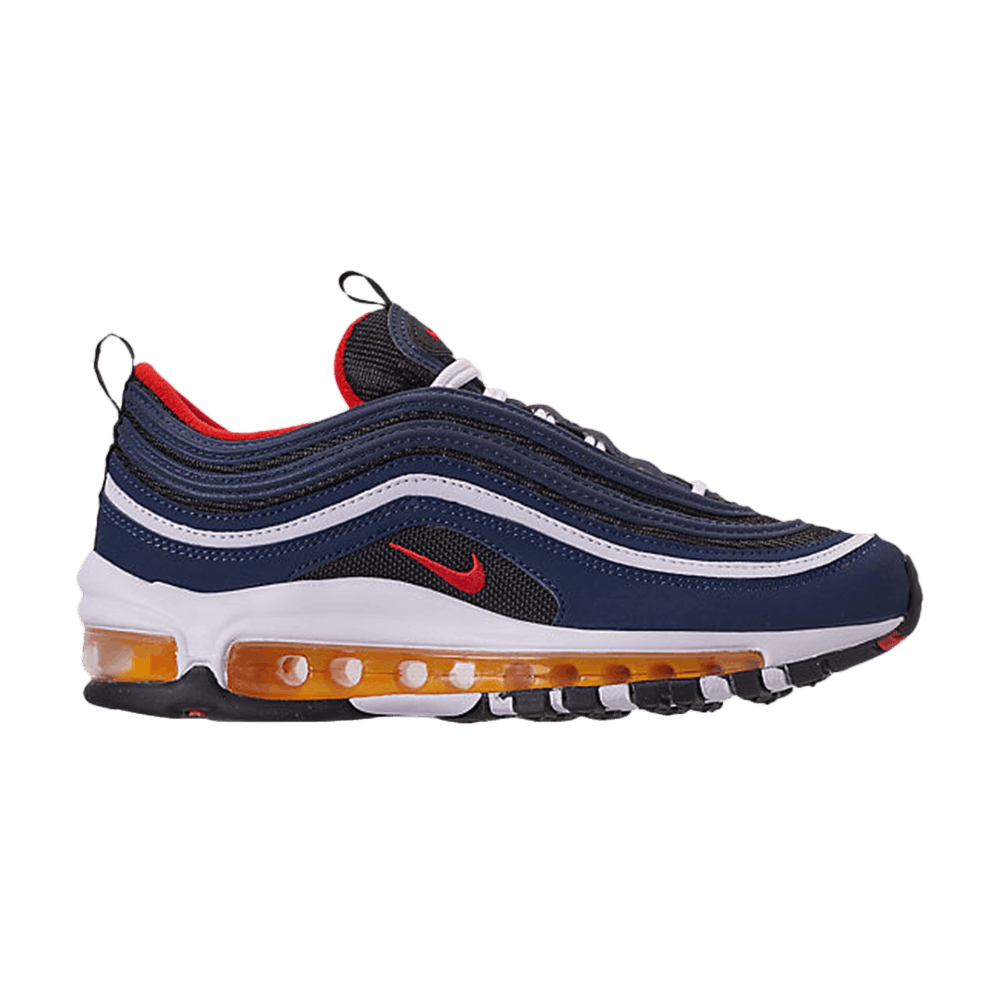  Nike Air Max 97 Midnight Navy Habanero Red (GS)