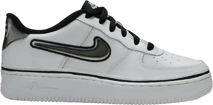  Nike Air Force 1 Low NBA White Black (GS)