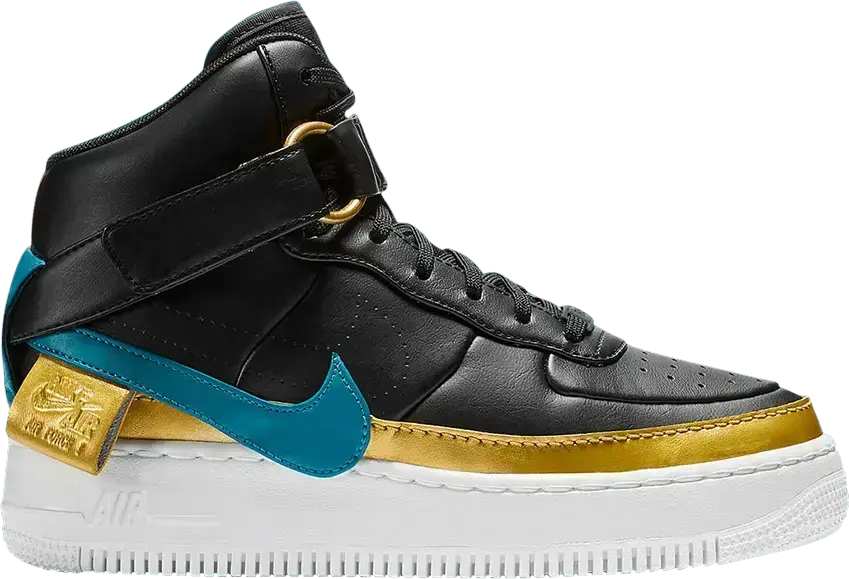  Nike Air Force 1 High Jester XX Black Blustery (Women&#039;s)