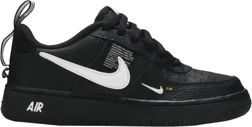 Nike Air Force 1 Utility Black White (GS)