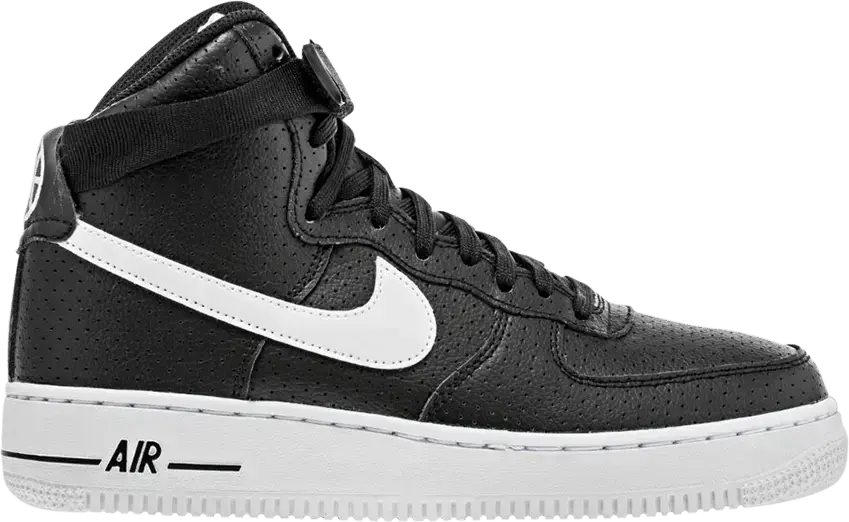  Nike Air Force 1 High GS &#039;Black White&#039;