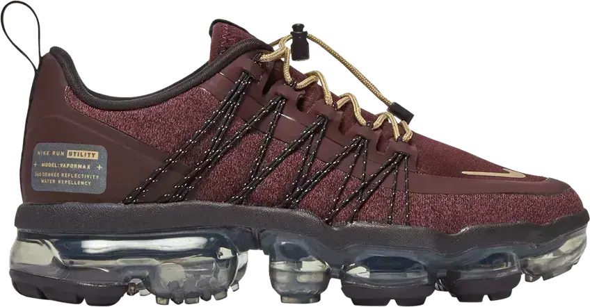  Nike Air VaporMax Run Utility Burgundy Crush (Women&#039;s)