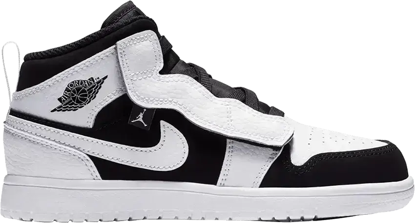  Jordan 1 Mid Alt White Black (PS)