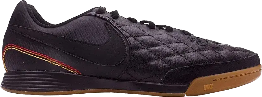  Nike Tiempo Ligera IV 10r IC Ronaldinho Black Gum