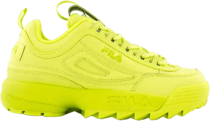  Fila Disruptor 2 Mono Neon Green (Women&#039;s)