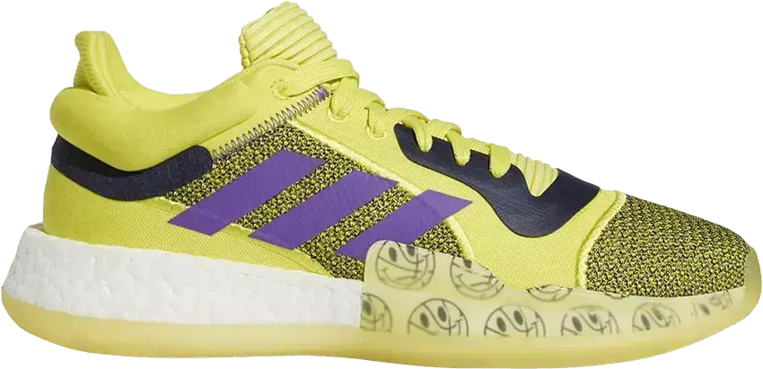  Adidas adidas Marquee Boost Low Yellow Purple Black