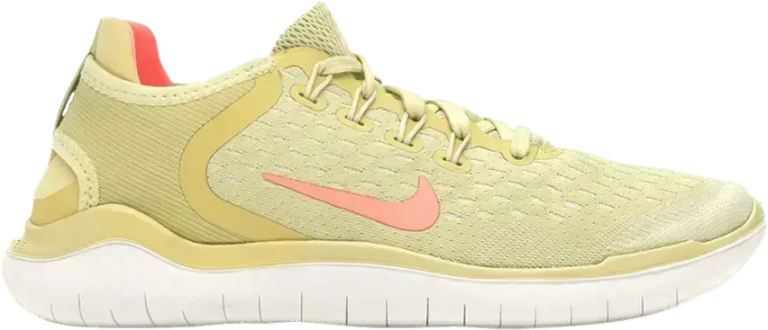  Nike Free RN 2018 Summer Lemon Wash (Women&#039;s)