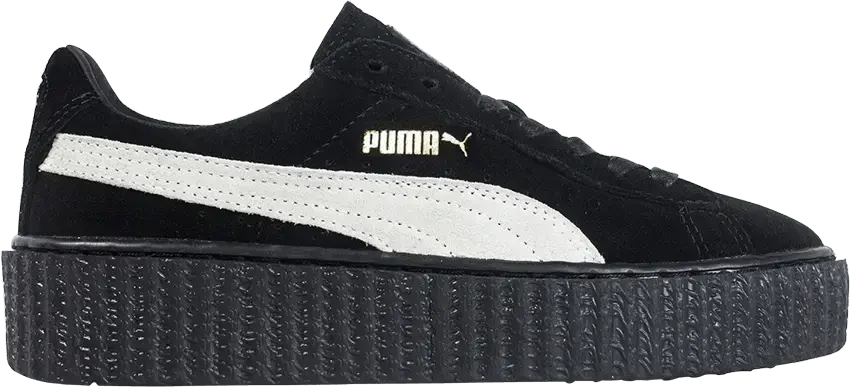  Puma Suede Creepers Fenty Rihanna Black White